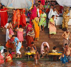 Heilige taferelen aan de Ganges