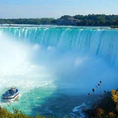 Gluur door Niagara Falls
